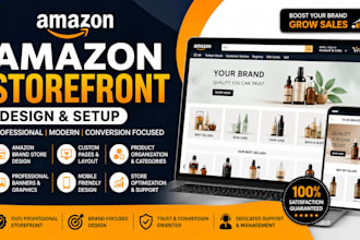 design amazon storefront amazon store setup build amazon fba brand store manager