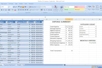 do excel data entry, cleaning, formatting and dashboard creation