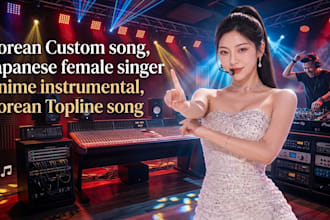 be your female japanese singer, korean singer, kpop song anime song instrumental