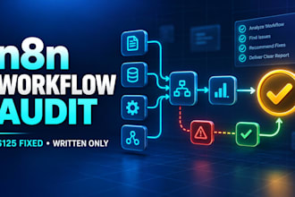 audit and repair one existing n8n workflow in writing