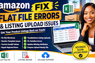 fix amazon flat file errors product upload issues listing problems