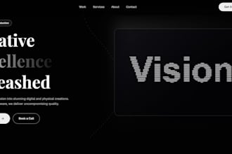 develop landing page for you