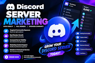 boost your discord server visibility with targeted marketing to real members