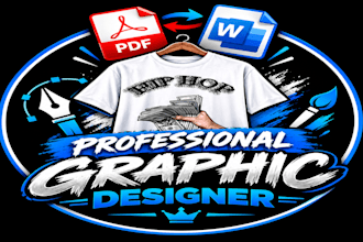 do custom graphic design, logo, print and social media