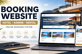 build a booking website for hotels vacation rentals and airbnb