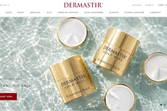 design skincare shopify store cosmetics website skincare beauty shopify store