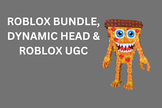 create ugc bundle, roblox dynamic head, character modelling