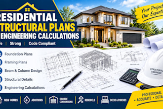 residential structural plans and engineering calculations