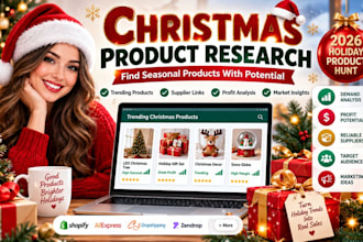 research winning christmas and festive products for your shopify store