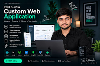 build a custom web application or fullstack web app