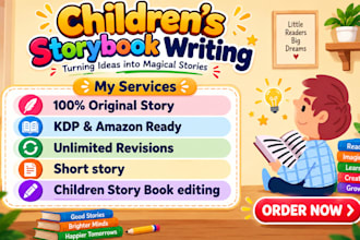 write children story book kids picture book book writer format children story