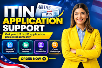 help get your itin individual taxpayer number for irs tax filing and w7