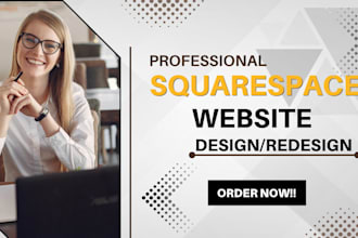 squarespace website build, squarespace website, website development, squarespace
