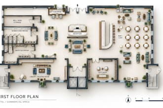 design hotel floor plans and architectural drawings