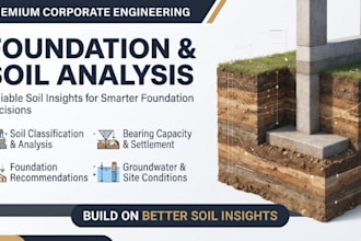 prepare texas geotechnical soil report, analysis and site investigation