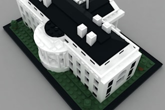 design custom lego moc, lego set, 3d lego model, lego technic with instructions