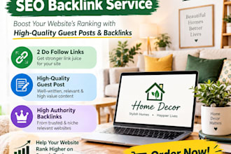 build home decor backlinks via fashion guest post on sites to rank blogs