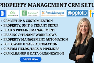 setup buildium appfolio tenantcloud doorloop property management CRM