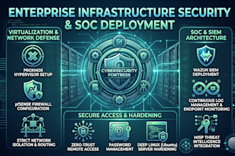 setup your soc, siem, and secure network