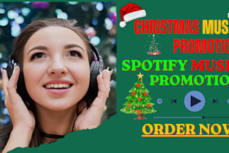 do organic christmas music promotion, spotify music, USA spotify promo