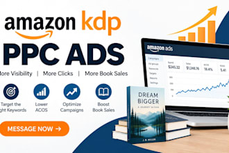 run profitable amazon KDP ads and book marketing campaigns