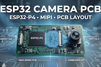 design esp32 camera pcb esp32 p4 mipi camera pcb and layout