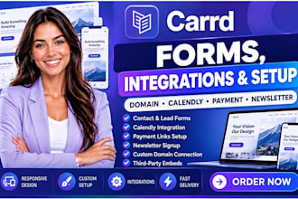 carrd forms integrations carrd domain calendly payment carrd landing page design