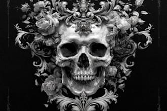 illustrate authentic antique engraving and etching