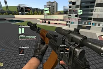 create custom gmod maps, playermodel and a weapon for garrymod