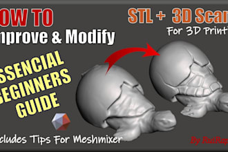fix, repair and modify stl files for 3d printing