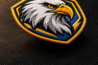 digitize custom embroidered patches and applique designs