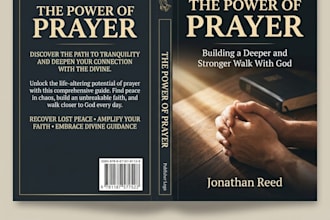 design christian devotional prayer journal and KDP book covers