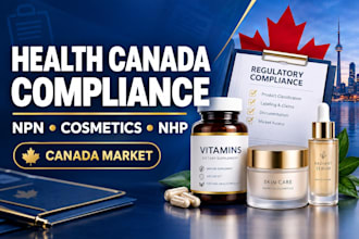 help with health canada npn and nhp compliance