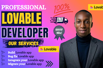build design fix migrate integrate your lovable ai saas or mvp loveable expert