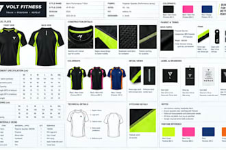 create gym wear tech packs design fitness gymwear tech pack design shirt and top