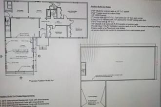 create US home addition and extension permit drawings
