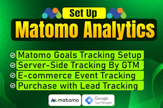 fix and set up matomo analytics ecommerce with lead event tracking
