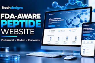 build fda compaint peptide website for you