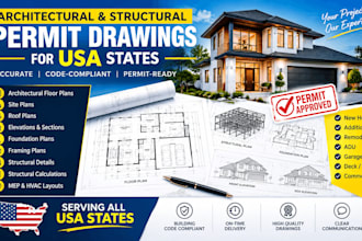 do architectural and structural permit drawing for usa states