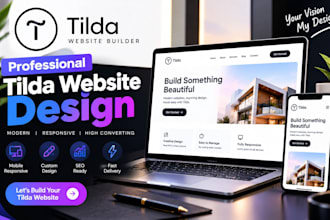 design or redesign your professional tilda website