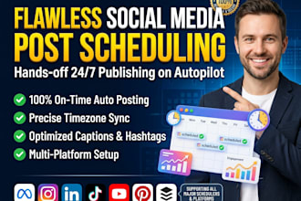 schedule post on social media as your social media manager to schedule content
