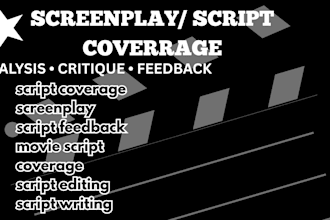 do script coverage screenplay analysis, script writing, movie script, screenplay