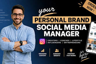 do instagram marketing for personal brand, lifestyle creator, coaches influencer