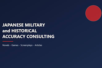 check japanese military and historical accuracy in your story
