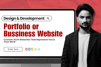 build custom portfolio and websites for your business