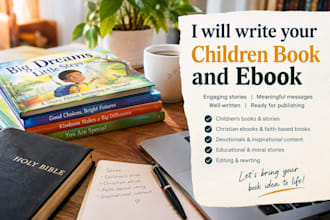 write your children book and ebook