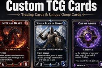 design custom card game templates sports card templates and tcg templates