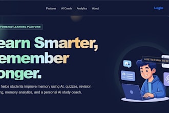 make small ,stunning and interactive website