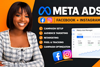 setup and manage meta ads facebooks ads instagram ads campaign meta ads creative