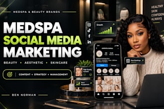 medspa social media marketing for beauty, aesthetic, medical spas, beauty salons